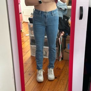 Striped Hollister Jeans